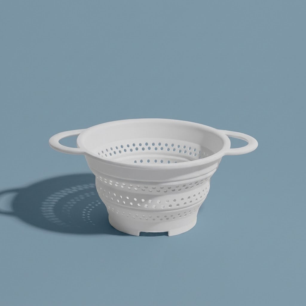 MCOIKY® Collapsible Silicone Colander &amp; Steamer Basket