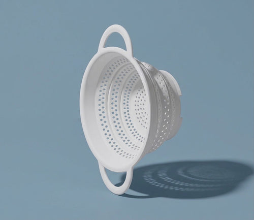 MCOIKY® Collapsible Silicone Colander &amp; Steamer Basket
